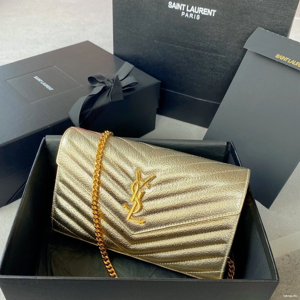WALLET YSL CASSANDRE CHAIN MATELASSÉ 0719